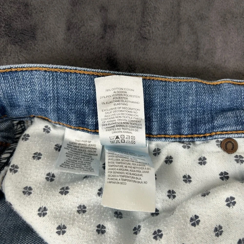Lucky Brand 410 Athletic Slim Jeans Mens 36x32 Blue Medium Wash Denim 3259
